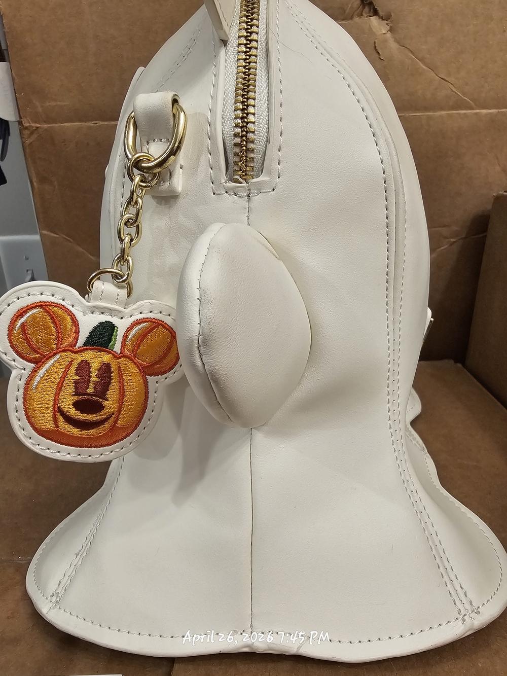 Stitch Shoppe Loungefly Mickey Ghost Backpack ๐ป๐ค Disney Spooky Crossbody Purse - Picture 4 of 11